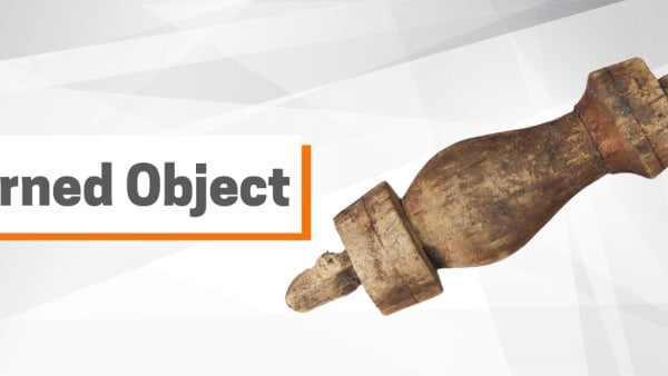 Turned wood object